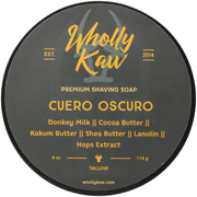 WhollyKaw Wholly Kaw Cuero Oscuro Shaving Collection Shaving Set