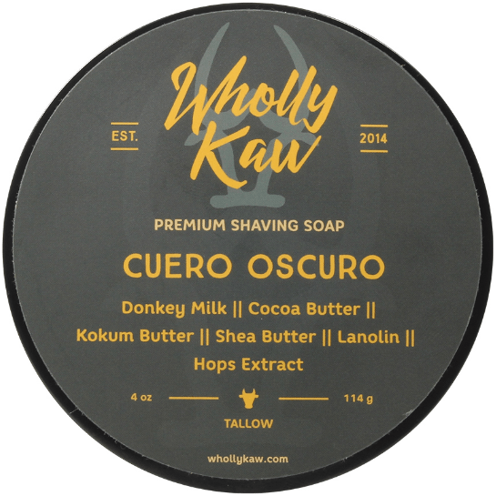 WhollyKaw Wholly Kaw Cuero Oscuro Shaving Collection Shaving Set