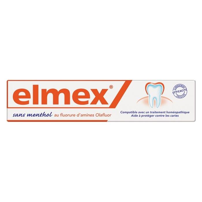 Elmex Homeopathy Compatible Mint-Free Toothpaste 75ml