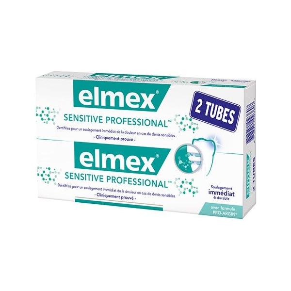 Elmex Sensitive Professional Toothpaste Duo Pack 2x75ml