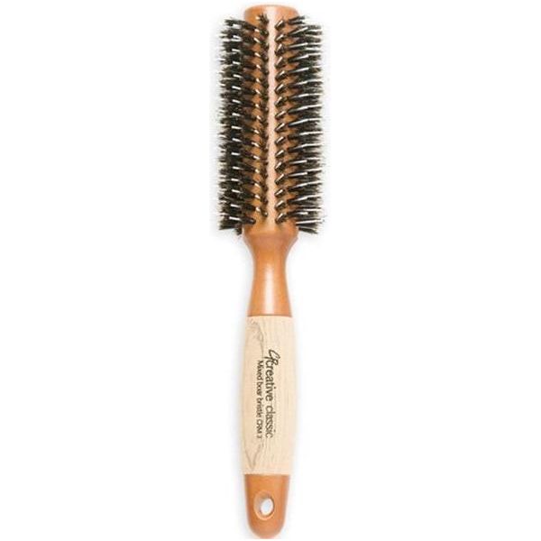 Creative Hair Brushes Classic Round Mixed Bristle Medium
