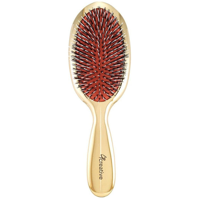 Creative Hair Brushes Petite Natural Bristles Gold