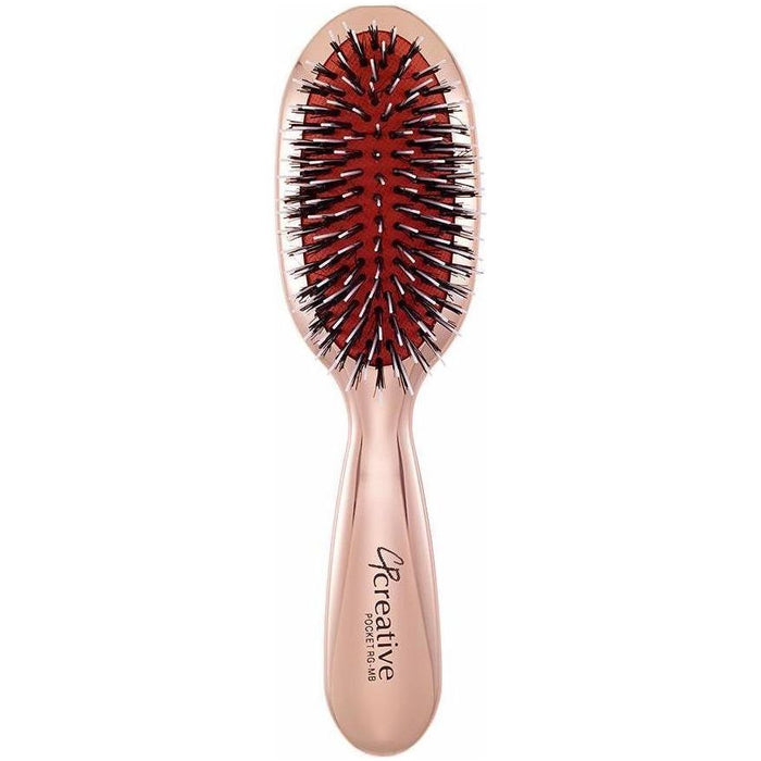 Creative Hair Tools Durable Boar & Nylon Bristle Paddle Brush - Pocket Size At Hautelook - Beauty - Hair Care - Hair Tools