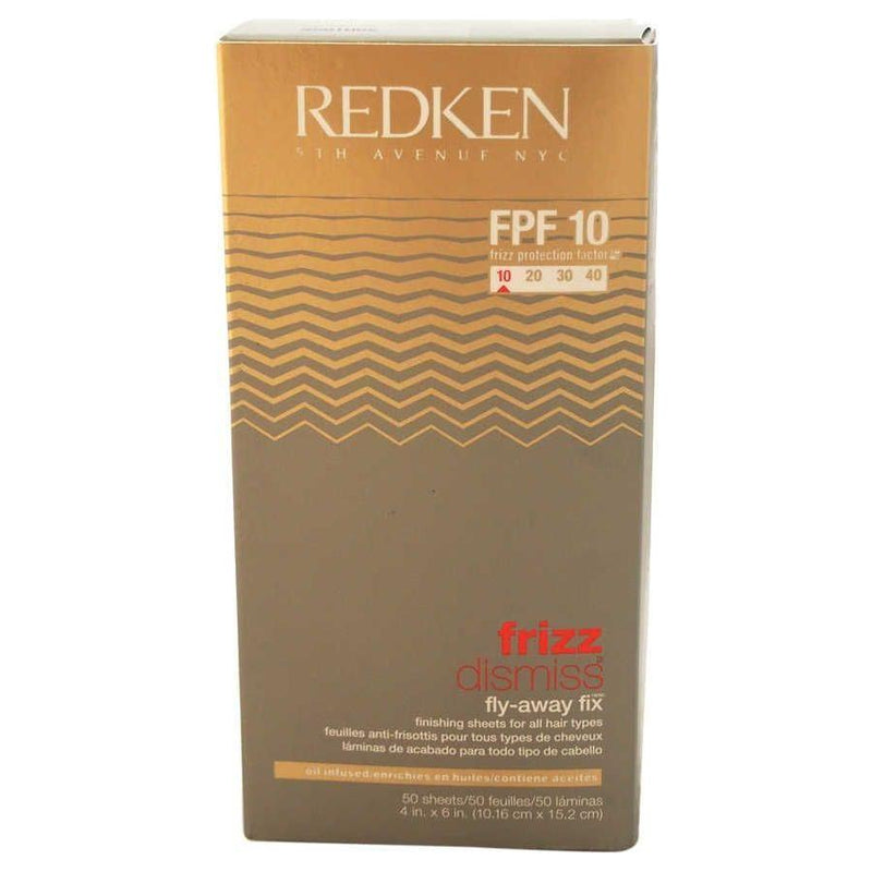 Redken Redken Frizz Dismiss FPF10 Fly-Away Fix Finishing Sheets - 50 Sheets Hair Finishing Sheets