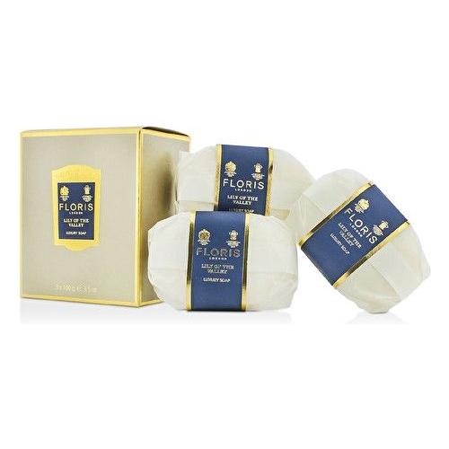 Floris London Lily of the Valley Luxury Soap Collection 3 x 100 g
