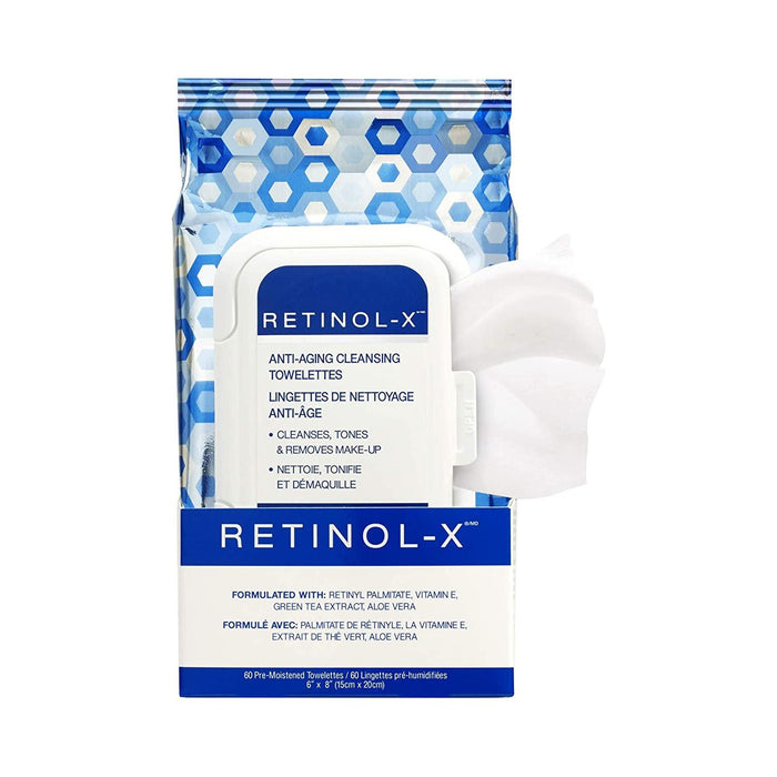 Retinol Girls Retinol-X Anti-Aging Cleansing Towelettes 60
