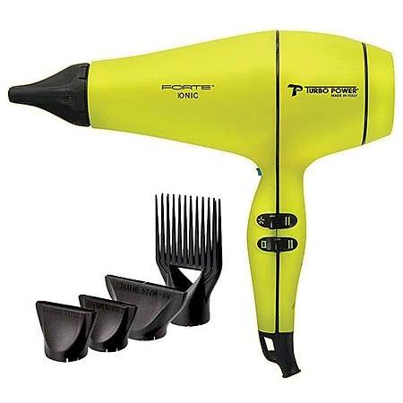 Turbo Power 318 Twin Turbo Forte Professional Hair Dryer Yellow And Black