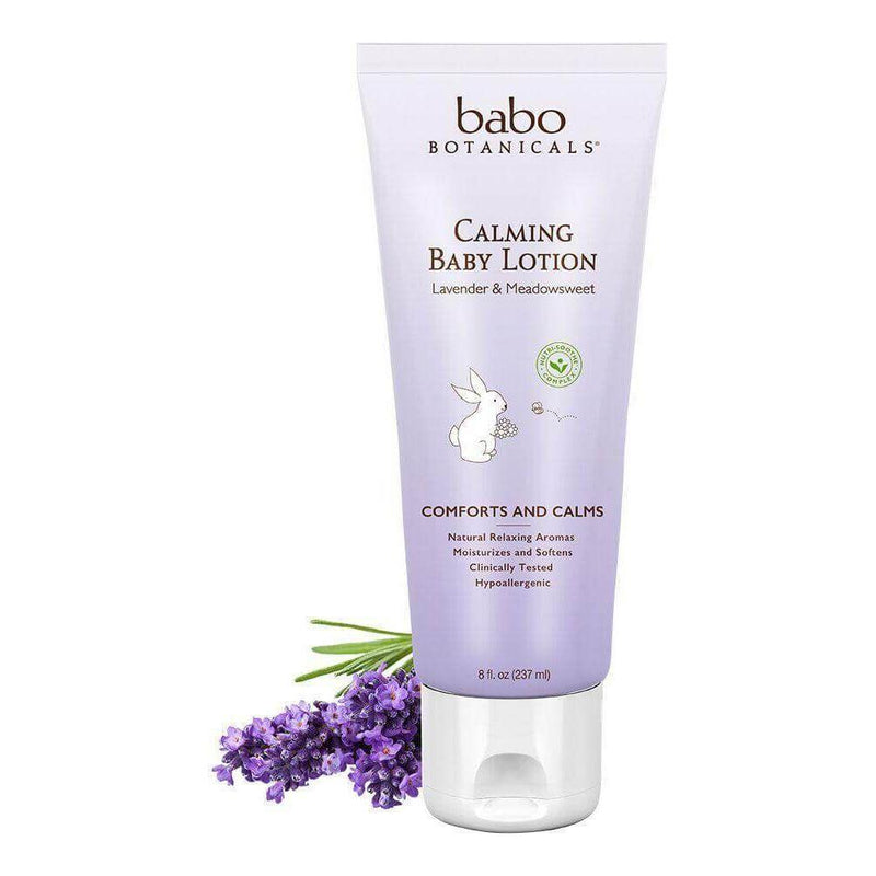 Babo Botanicals Babo Botanicals Calming Baby Lotion, Lavender, 8 Oz Baby Lotion
