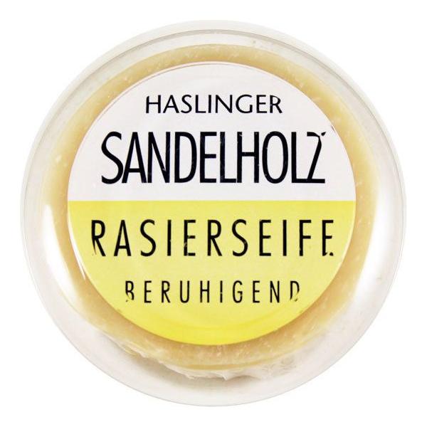 Haslinger Sandalwood Shave Soap in Case 60g