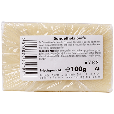 Haslinger Sandalwood Soap 100g