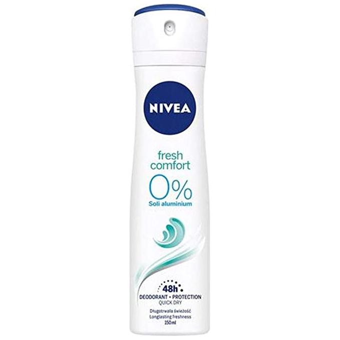 Nivea Deo Spray Fresh Comfort 0% Aluminium 150ml — Pasteur Pharmacy