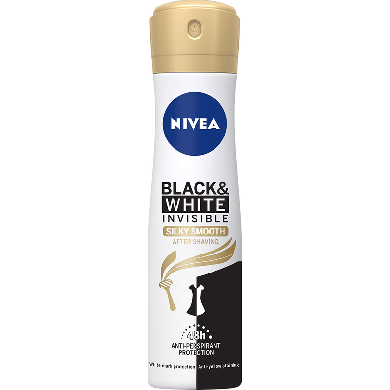 Nivea Nivea Black & White Invisible Silky Smooth Antiperspirant 150 ml Antiperspirant