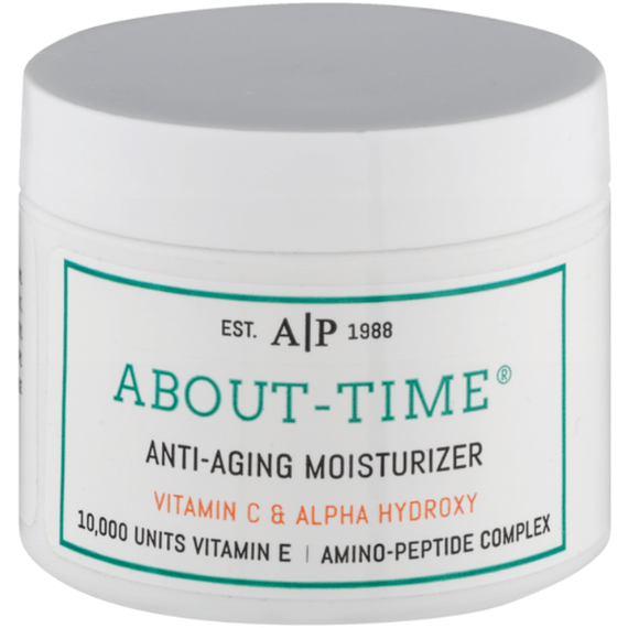 About Time Anti-aging Moisturizer, Vitamin C & Alpha Hydroxy Cream 2.2oz