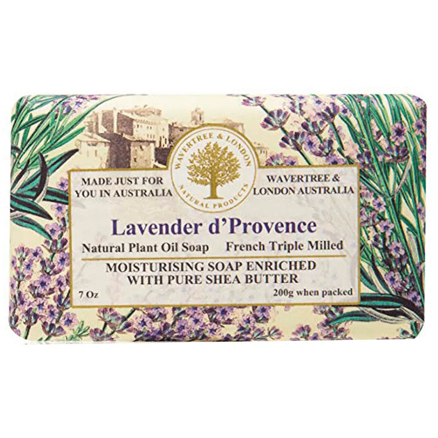 Wavertree & London Lavender d'Provence Natural Luxury Soap Bar 7 Oz