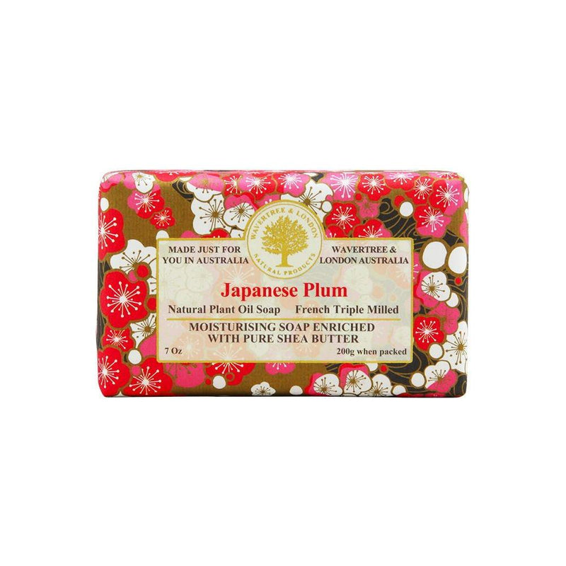 Wavertree & London Wavetree & London Japanese Plum  French Triple Milled Soap 7oz French Triple Milled Soap