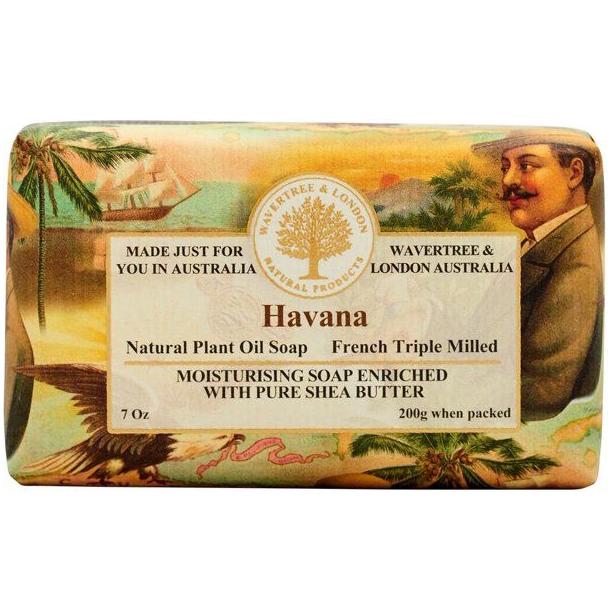 Wavertree & London Havana Australian Natural Luxury Soap Bar 7 Oz