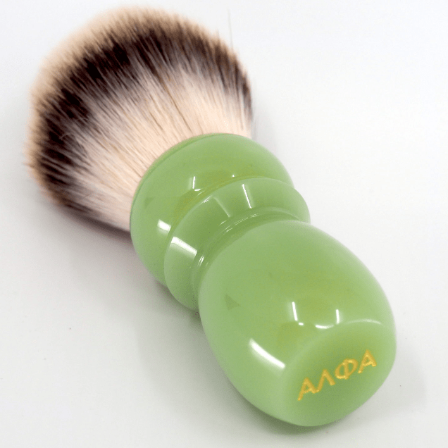 Alpha Brush & Shaving Co. Classic Faux Jade Shaving Brush