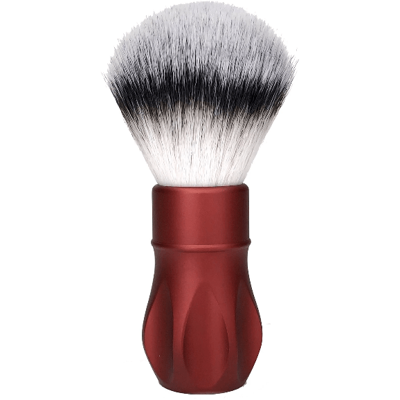 Alpha Brush & Shaving Co. Outlaw V1 28mm Matte Red Shaving Brush