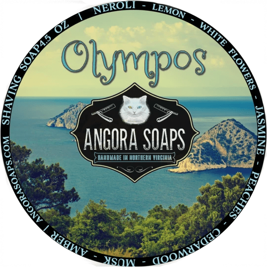 Angora Soaps Olympos Shaving Soap 4.5 oz