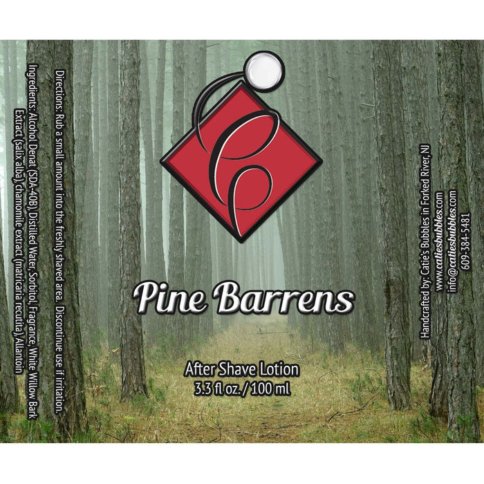 Catie's Bubbles Pine Barrens After Shave Lotion 3.3 Oz