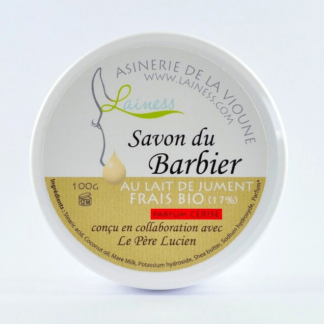 Asinerie de la Vioune - Parfum Cerise Shaving Soap - 100g