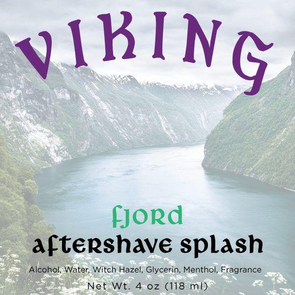 Viking Fro Fjord Aftershave Splash 4 Oz