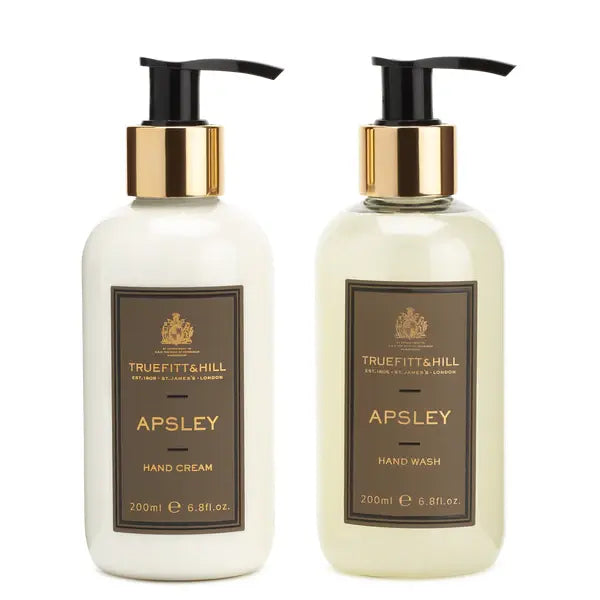 Truefitt & Hill Truefitt & Hill Apsley Hand Wash & Hand Cream 2x200ml Hand Wash & Hand Cream Dark Olive Green