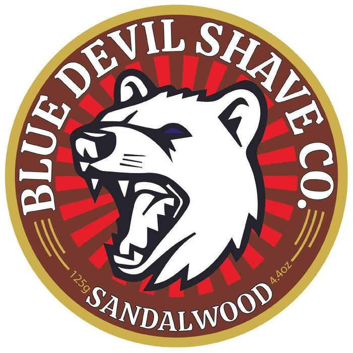 Blue Devil Shave Co.Sandalwood Tallow Shave Soap 4.4 Oz