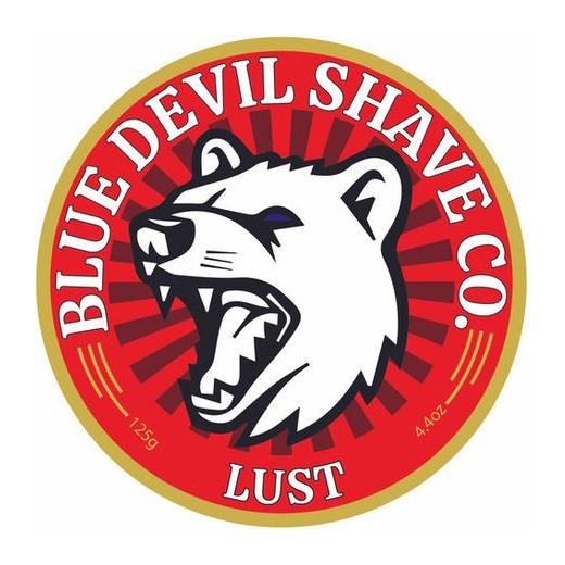 Blue Devil Shave Co. Lust Tallow Shave Soap 4.4 Oz