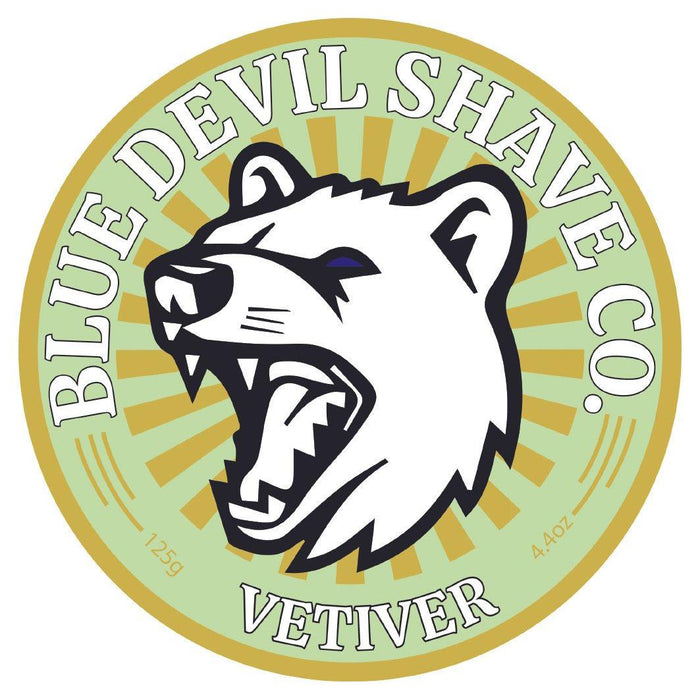 Blue Devil Shave Co. Vetiver Tallow Shave Soap 4.4 Oz