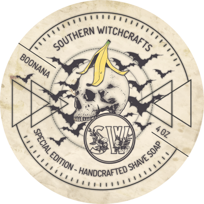 Southern Witchcrafts Boonana Shaving Soap 4 Oz