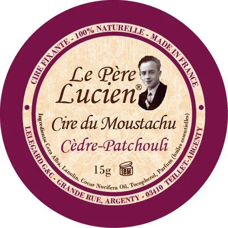 Le Pere Lucien Cedre-Patchouli 100% Natural Mustache Wax 30Ml
