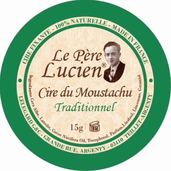 Le Pere Lucien Traditionnel 100% Natural Mustache Wax 30Ml