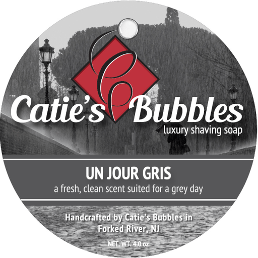 Catie's Bubbles Un Jour Gris Shaving Soap 4 Oz