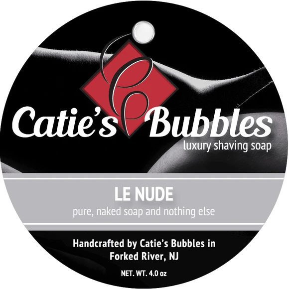 Catie's Bubbles Le Nude Shaving Soap 4 Oz