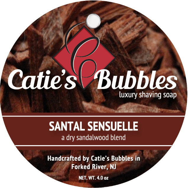 Catie's Bubbles Santal Sensuelle Shaving Soap 4 Oz