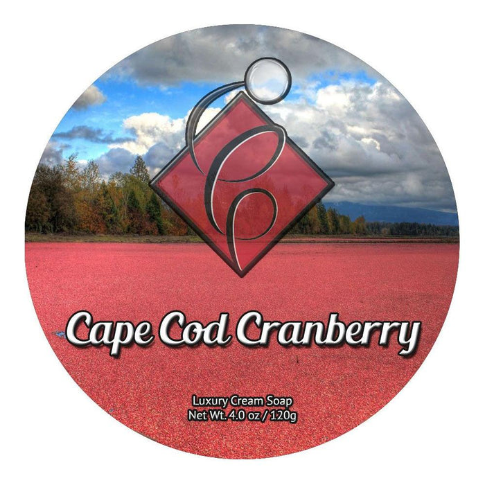 Catie's Bubbles Cape Cod Cranberry Shaving Cream Soap 4 Oz