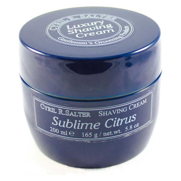 Cyril R. Salter Sublime Citrus Luxury Shaving Cream 5.8 Oz