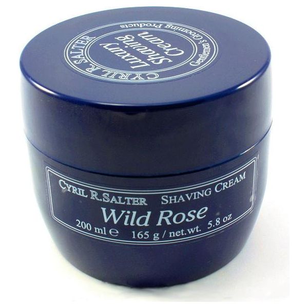 Cyril R. Salter Wild Rose Luxury Shaving Cream 5.8 Oz