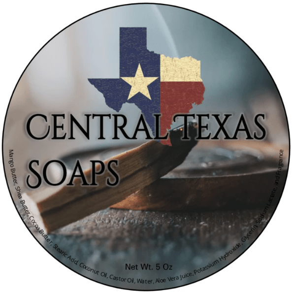Central Texas Soaps Incense & Oud Shave Soap 5 Oz