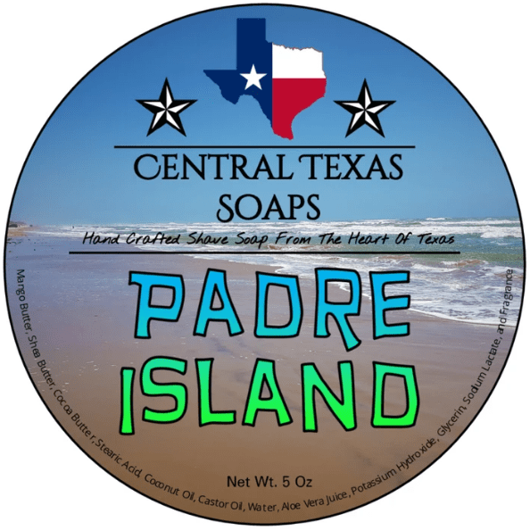 Central Texas Soaps Padre Island Shave Soap 5 Oz