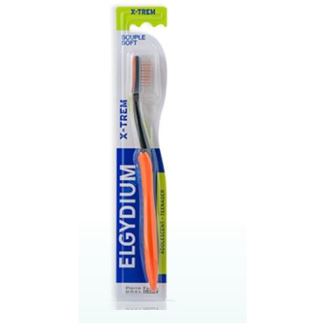 Elgydium X-TREM Teenage Soft Toothbrush Orange/Black