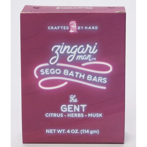 Zingari Man The Gent Sego Bath Bar 4 Oz