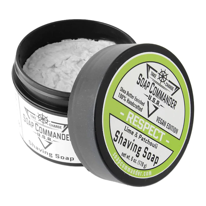 Soap Commander Soap Commander Respect Shaving Soap 6 Oz Shaving Soap Gray