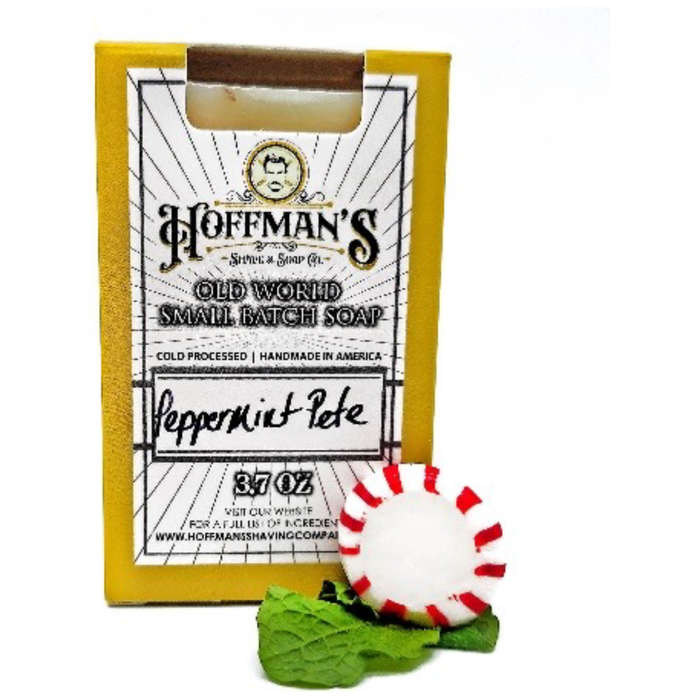 Hoffman's Shaving Co. Peppermint Pete Shave Bar Soap 3.7oz