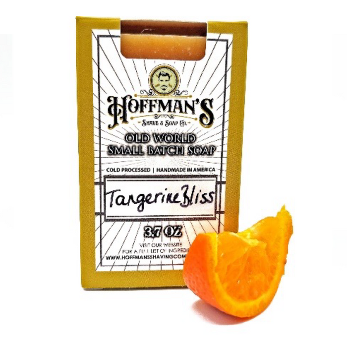 Hoffman's Shaving Co. Tangerine Bliss Shave Bar Soap 3.7oz