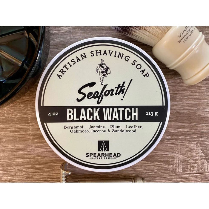 Spearhead Shaving Co. Seaforth Black Watch Artisan Shaving Soap 4 Oz