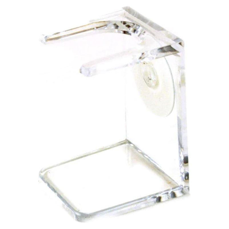 Simpsons Simpsons Acrylic Shaving Brush Drip / Drying Stand - Clear Shaving Brush Stand