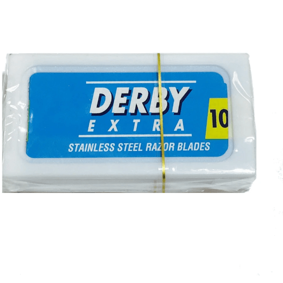 Derby Stainless Steel Double Edge Razor Blades - 10 Pack