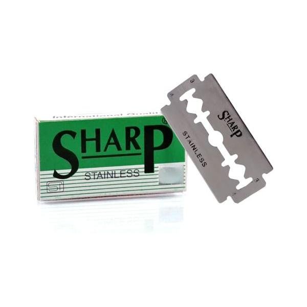 Sharp Stainless Double Edge Safety Razor Blades 5 Pack